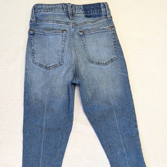 Abercrombie & Fitch Women's Simone High Rise Slim Fit Raw Hem Jeans. Size 25/0R - Picture 4 of 4